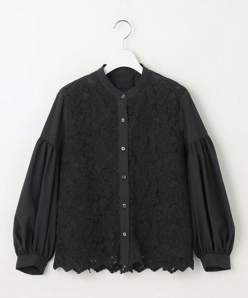 自由区 / ジユウク シャツ・ブラウス | 【SHIHOさん着用】レースブロッキング ブラウス | 詳細8