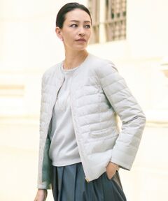 自由区　ダウンジャケット　グレー 楽天市場】自由区 ダウンコートの通販