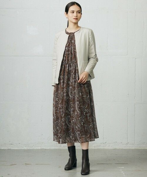 自由区 / ジユウク ダウンジャケット・ベスト | 【カタログ掲載】ライトダウンリバーシブルノーカラー ジャケット | 詳細4