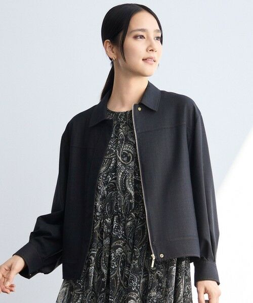 自由区 / ジユウク その他アウター | 【SHIHOさん着用】デニムライクツイル ジャケット(ダークインディゴ)