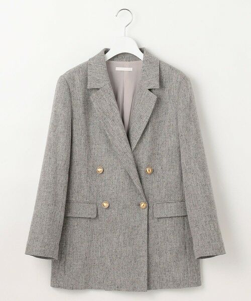 自由区 / ジユウク テーラードジャケット | 【SHIHOさん着用】シルクネップツイード ジャケット | 詳細5