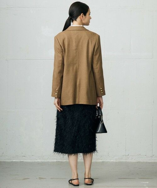 自由区 / ジユウク テーラードジャケット | 【SHIHOさん着用】シルクネップツイード ジャケット | 詳細9