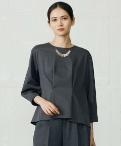 自由区 / ジユウク カットソー | クリアコットンポンチタックジャージ カットソー