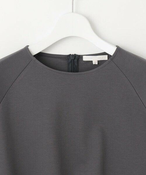 自由区 / ジユウク カットソー | クリアコットンポンチペプラム カットソー | 詳細7