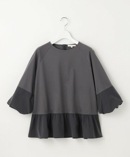 自由区 / ジユウク カットソー | クリアコットンポンチペプラム カットソー | 詳細6