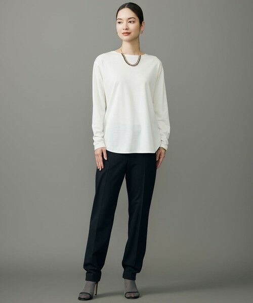 自由区 / ジユウク カットソー | ブラウスライクジャージー カットソー | 詳細1