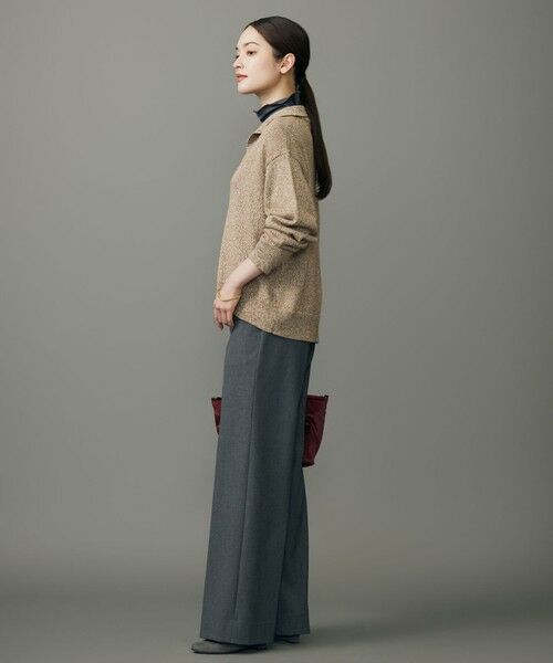 自由区 / ジユウク ニット・セーター | ペーパーウールコットン襟付き ニット | 詳細6