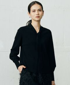 自由区 / ジユウク ニット・セーター | レーヨンストレッチブラウスライク ニット