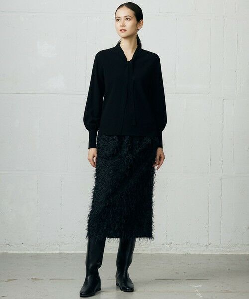 自由区 / ジユウク ニット・セーター | レーヨンストレッチブラウスライク ニット | 詳細13