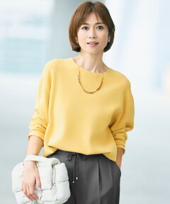 自由区 / ジユウク ニット・セーター | 【カタログ掲載】レーヨンストレッチベーシックシルエット ニット