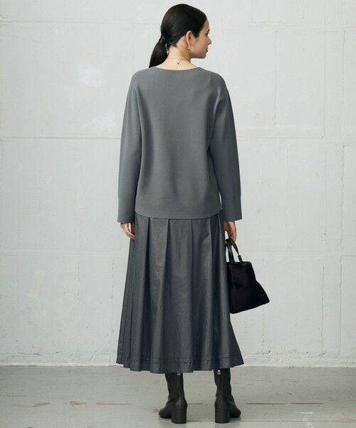 自由区 / ジユウク ニット・セーター | 【カタログ掲載】レーヨンストレッチベーシックシルエット ニット | 詳細3