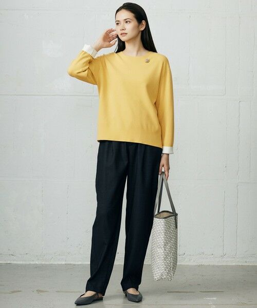 自由区 / ジユウク ニット・セーター | 【カタログ掲載】レーヨンストレッチベーシックシルエット ニット | 詳細9