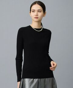 自由区 / ジユウク ニット・セーター | レーヨンストレッチリブインナー ニット