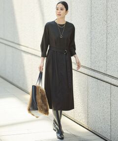 自由区 / ジユウク ロング・マキシ丈ワンピース | デニムライクツイル ワンピース