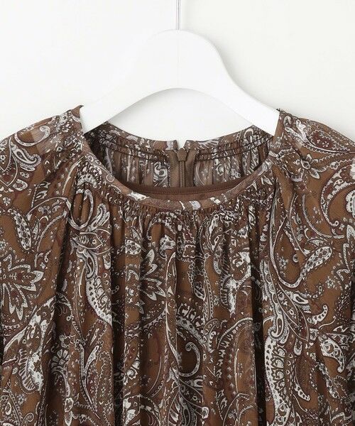 自由区 / ジユウク ロング・マキシ丈ワンピース | 【SHIHOさん着用】ペイズリープリント ワンピース | 詳細8