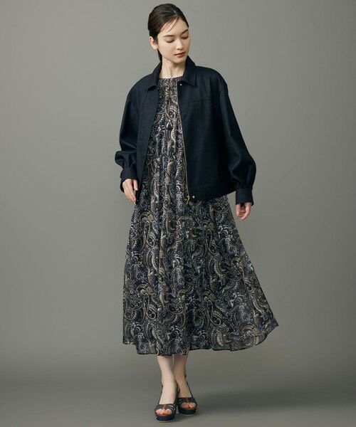 自由区 / ジユウク ロング・マキシ丈ワンピース | 【SHIHOさん着用】ペイズリープリント ワンピース | 詳細18