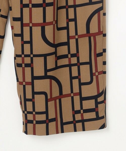 自由区 / ジユウク その他パンツ | 【カタログ掲載】ジオメトリックレトロプリント パンツ | 詳細8