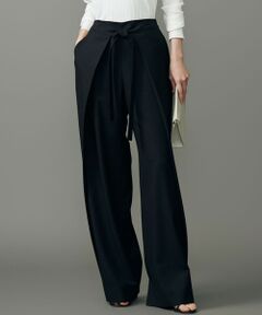 自由区 / ジユウク その他パンツ | 【SHIHOさん着用】フロントディテールラップワイド パンツ