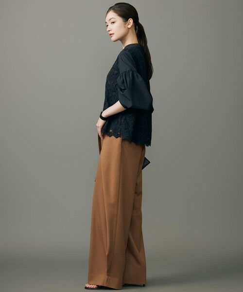 自由区 / ジユウク その他パンツ | 【SHIHOさん着用】フロントディテールラップワイド パンツ | 詳細3