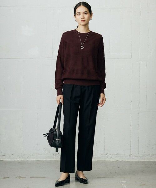 自由区 / ジユウク その他パンツ | 【SHIHOさん着用】TRスラブツイルテーパード パンツ | 詳細22