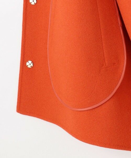 自由区 / ジユウク その他アウター | 【SHIHOさん着用】ウールリバーノーカラー コート | 詳細21