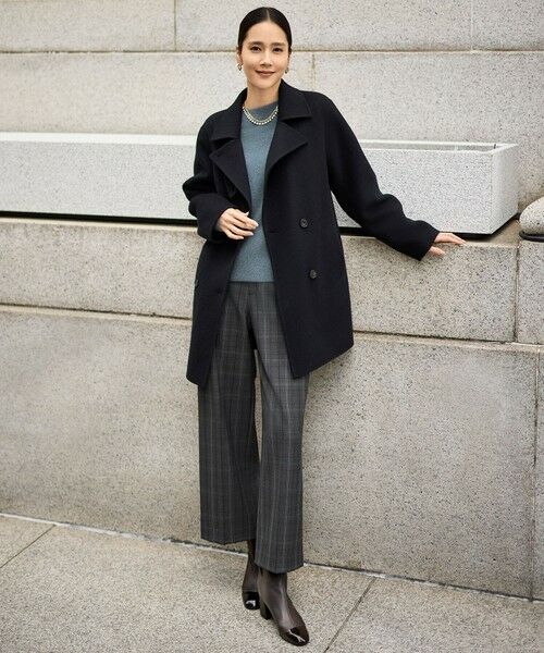 自由区 / ジユウク その他アウター | ウールリバーダブルブレストコート | 詳細18