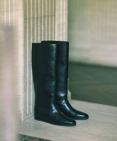 自由区 / ジユウク ブーツ（ロング丈） | 【SHIHOさん着用】ストレートインヒールロング ブーツ