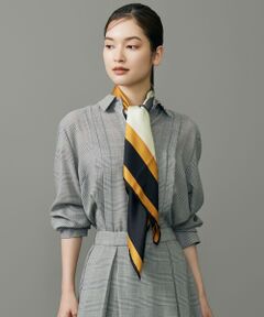 自由区 / ジユウク バンダナ・スカーフ | 【カタログ掲載】カラーブロックシルク スカーフ