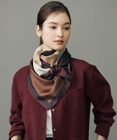 自由区 / ジユウク バンダナ・スカーフ | 【カタログ掲載】カラーブロックシルク スカーフ