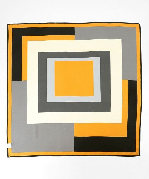 自由区 / ジユウク バンダナ・スカーフ | 【カタログ掲載】カラーブロックシルク スカーフ | 詳細5