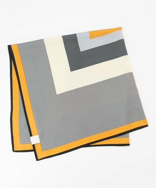 自由区 / ジユウク バンダナ・スカーフ | 【カタログ掲載】カラーブロックシルク スカーフ | 詳細4