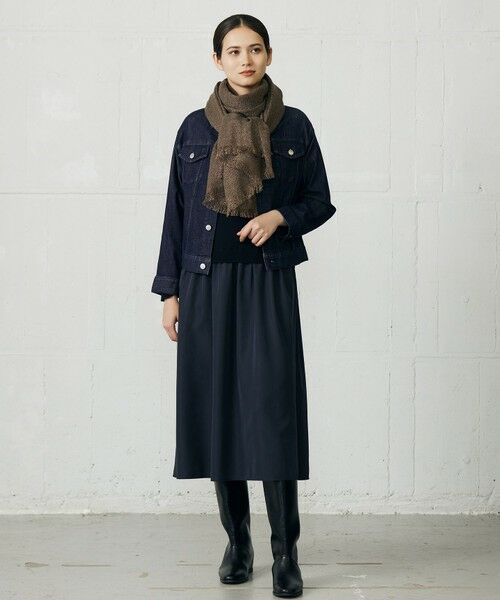 自由区 / ジユウク マフラー・ショール・スヌード・ストール | 【カタログ掲載】ウールラメミックス ストール | 詳細1