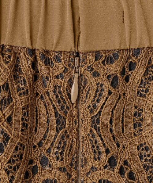 自由区 / ジユウク ミニ・ひざ丈スカート | 【SHIHOさん着用】バイカラーレース スカート | 詳細15