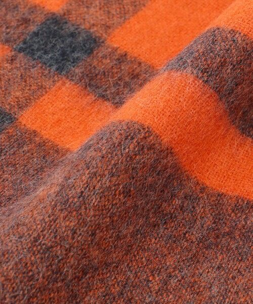 自由区 / ジユウク マフラー・ショール・スヌード・ストール | バイカラーチェック ストール | 詳細3