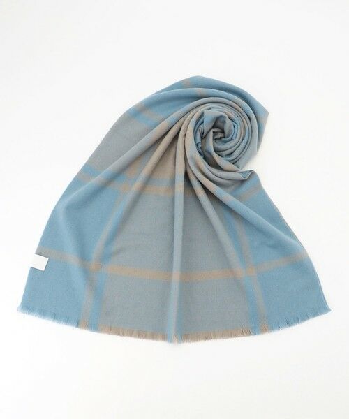 自由区 / ジユウク マフラー・ショール・スヌード・ストール | バイカラーチェック ストール | 詳細6