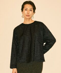 自由区 / ジユウク シャツ・ブラウス | 【カタログ掲載】ループカットジャカードプルオーバー ブラウス