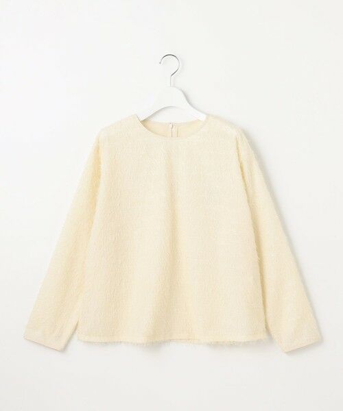 自由区 / ジユウク シャツ・ブラウス | 【カタログ掲載】ループカットジャカードプルオーバー ブラウス | 詳細3