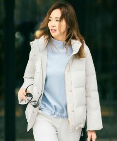 【WEB限定カラーあり・SHIHOさん着用】マイクロタッサーダウン コート