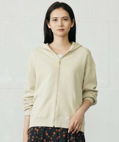 自由区 / ジユウク パーカー | クリアループバックジップ パーカー