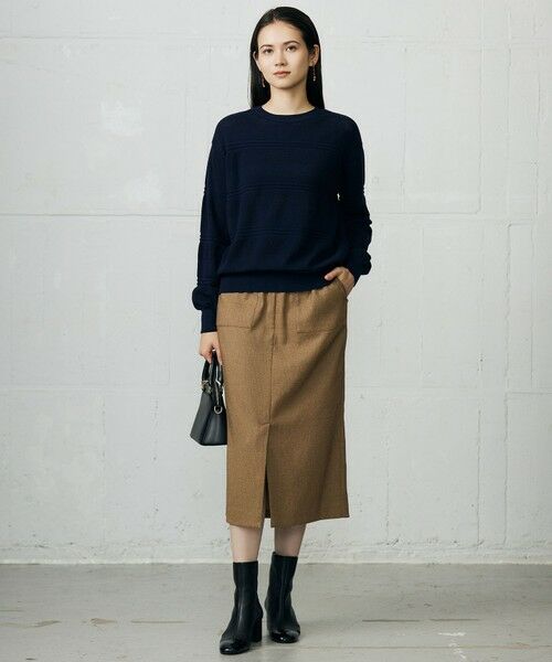 自由区 / ジユウク ニット・セーター | ファインコットンウール ニット | 詳細15