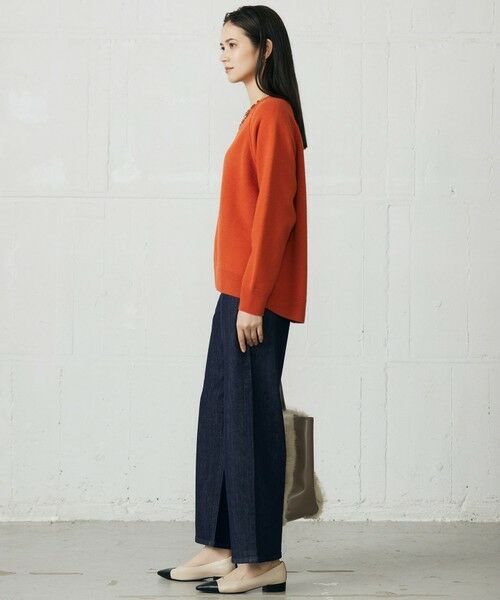 自由区 / ジユウク ニット・セーター | ウールカシミヤブレンドラグランスリーブ ニット | 詳細7