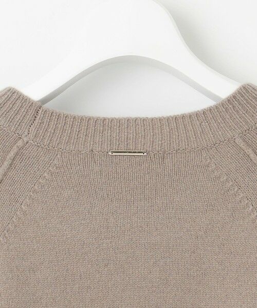 自由区 / ジユウク ニット・セーター | ウールカシミヤブレンドラグランスリーブ ニット | 詳細17