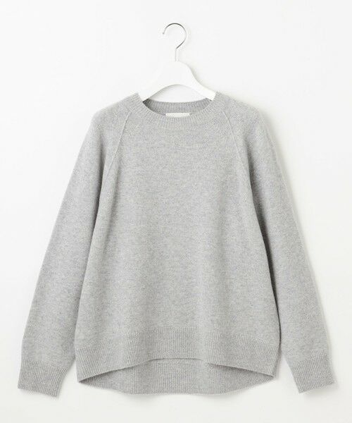 自由区 / ジユウク ニット・セーター | 【カタログ掲載】ウールカシミヤブレンドスパンコールラグランスリーブ ニット | 詳細9