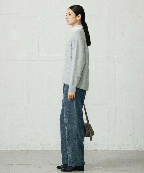 自由区 / ジユウク ニット・セーター | 【カタログ掲載】ウールカシミヤブレンドスパンコールラグランスリーブ ニット | 詳細4