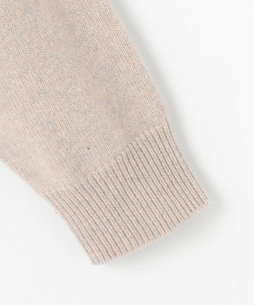 自由区 / ジユウク ニット・セーター | 【カタログ掲載】ウールカシミヤブレンドスパンコールラグランスリーブ ニット | 詳細17