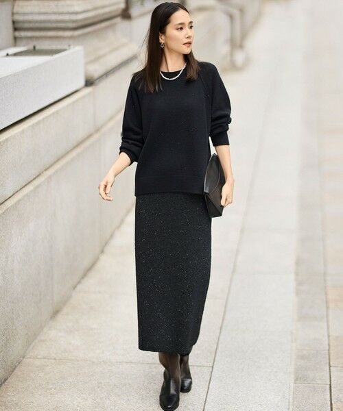 自由区 / ジユウク ニット・セーター | 【カタログ掲載】ウールカシミヤブレンドスパンコールラグランスリーブ ニット | 詳細28