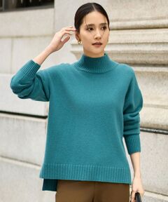 自由区 / ジユウク ニット・セーター | ウールカシミヤブレンドハイネック ニット
