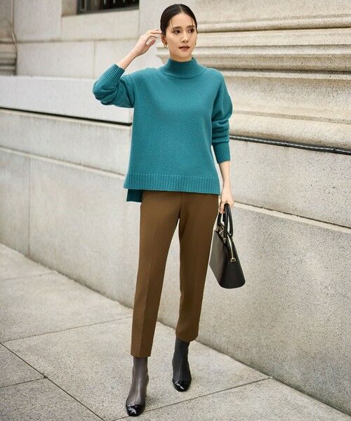 自由区 / ジユウク ニット・セーター | ウールカシミヤブレンドハイネック ニット | 詳細4