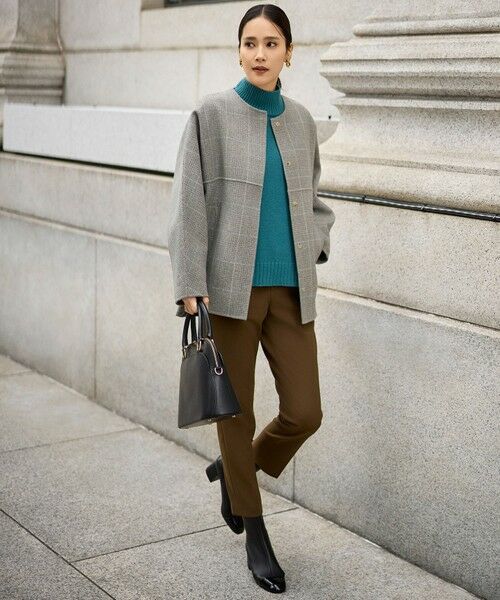 自由区 / ジユウク ニット・セーター | ウールカシミヤブレンドハイネック ニット | 詳細6