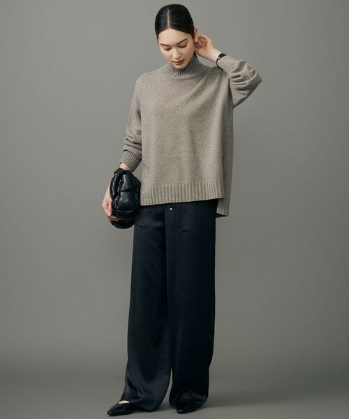 自由区 / ジユウク ニット・セーター | ウールカシミヤブレンドスパンコールハイネック ニット | 詳細17